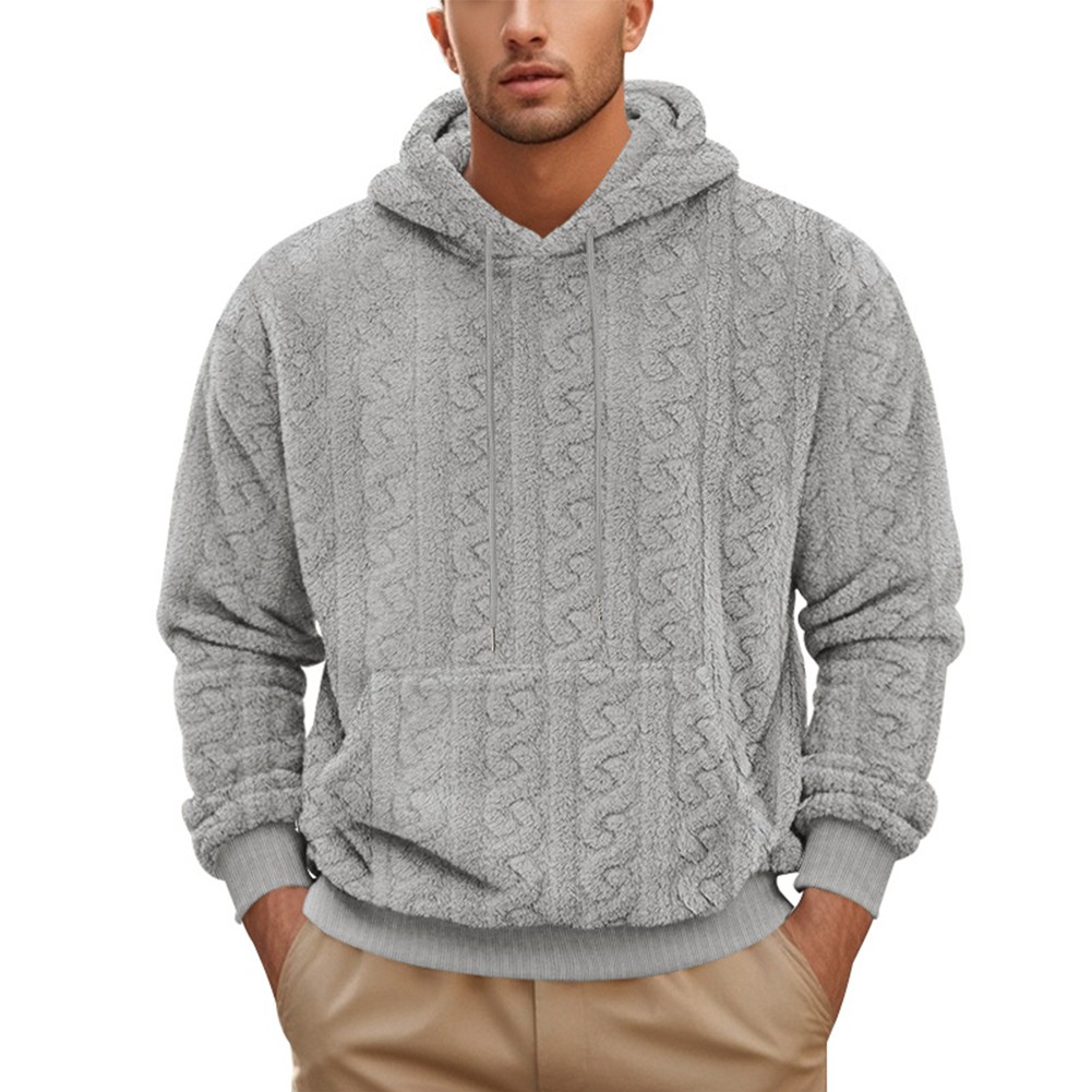 Diverse Styles of Loose Fit Mens Hoodies Featuring Modern Jacquard Patterns - Picture 30 of 64