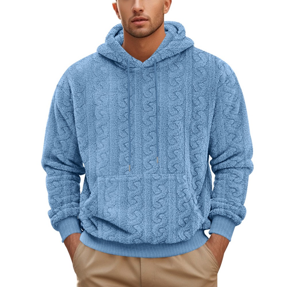 Diverse Styles of Loose Fit Mens Hoodies Featuring Modern Jacquard Patterns - Picture 46 of 64