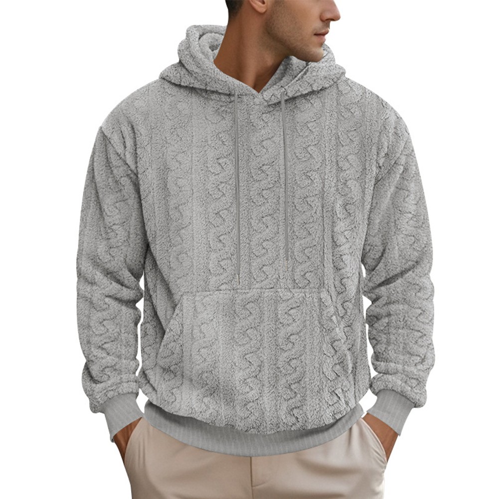 Diverse Styles of Loose Fit Mens Hoodies Featuring Modern Jacquard Patterns - Picture 34 of 64