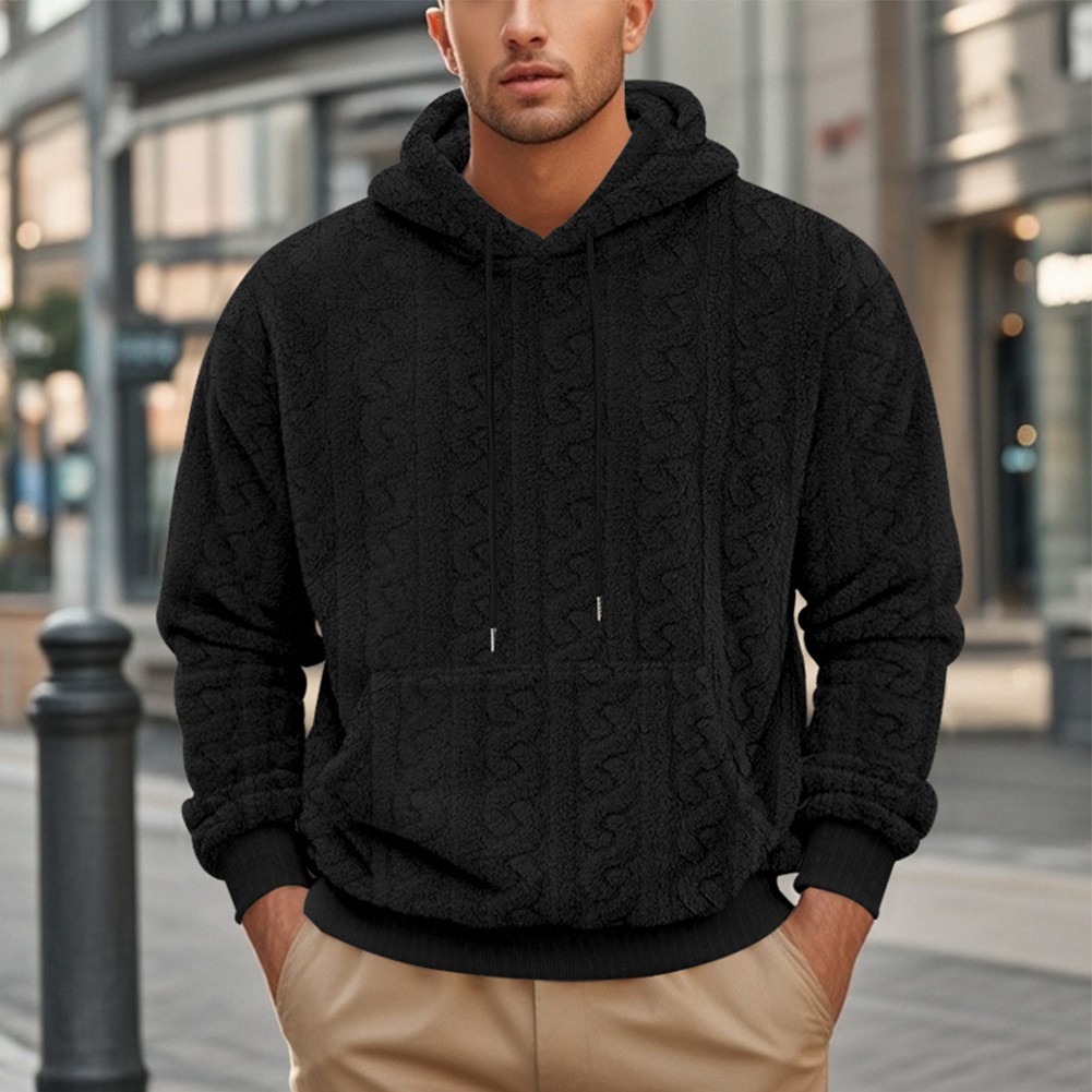 Diverse Styles of Loose Fit Mens Hoodies Featuring Modern Jacquard Patterns - Picture 21 of 64