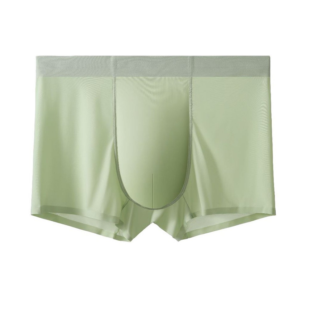 Soft and Breathable Ice Silk Boxer Briefs for Men Suitable for All Seasons