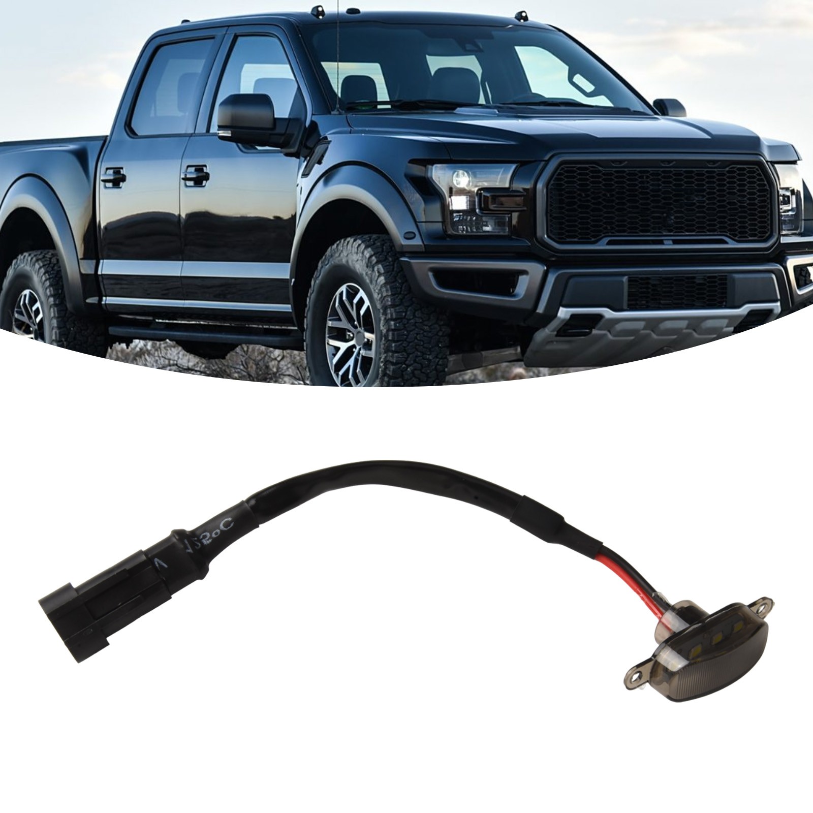 Front Grille Grill LED Light Smoke Raptor Style Lamp Amber For Ford F-150 F150 - Imagen 44 de 48