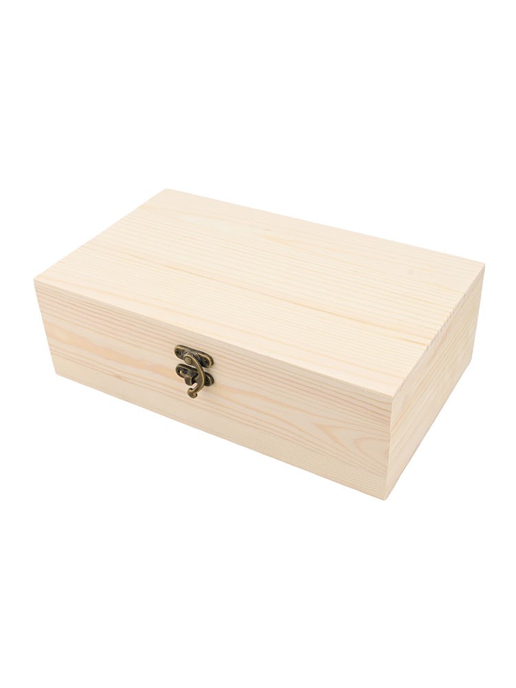 Pine Wood Decorative Jewelry Holder Desktop Box for Stylish Accessories - Picture 32 of 38