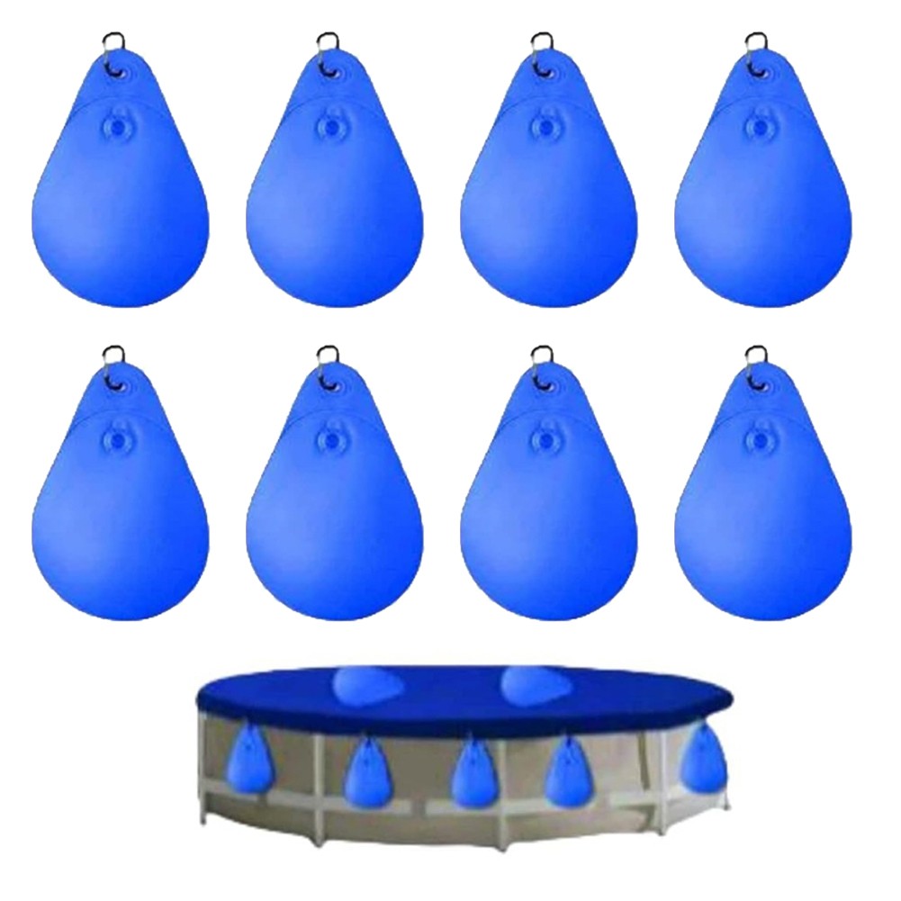 Water Bags 8 Pack of Leakproof Swimming Pool Cover Weights for Easy Use