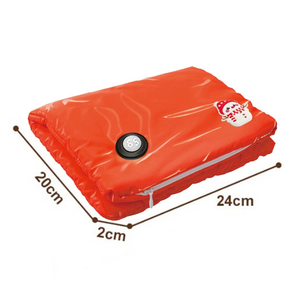 USB Rechargeable Hand Warmer with Digital Display and Adjustable Heat Control