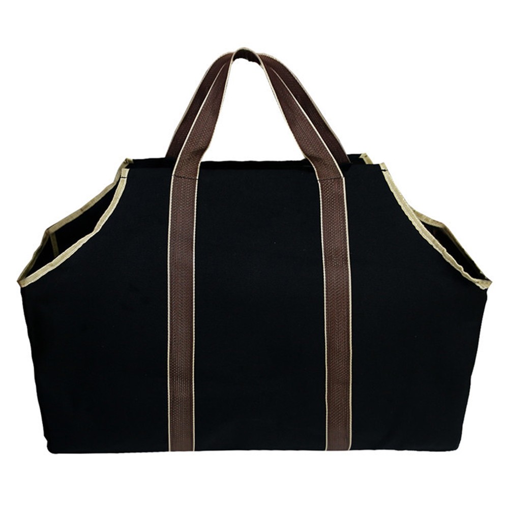 Waterproof Canvas Log Carrier Perfect for Outdoor Firewood Storage Solutions