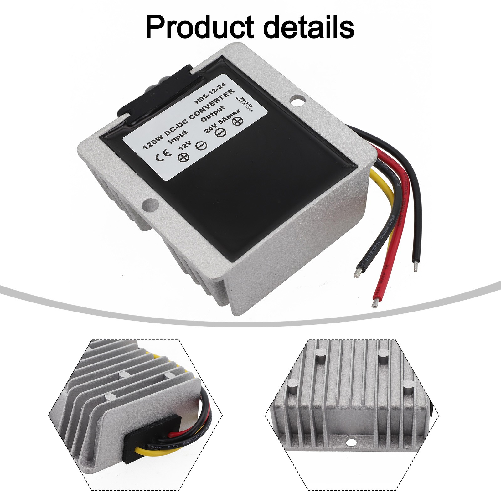 Stable 24V Sortie Large Gamme de Tension dEntrée vente en gros Module Boost Voiture Power Co