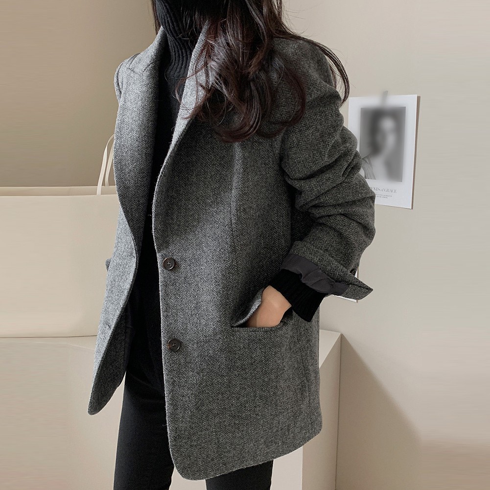 Spring and Autumn Women's Elegant Blazer Single Breasted Fashion Jacket - Picture 29 of 39