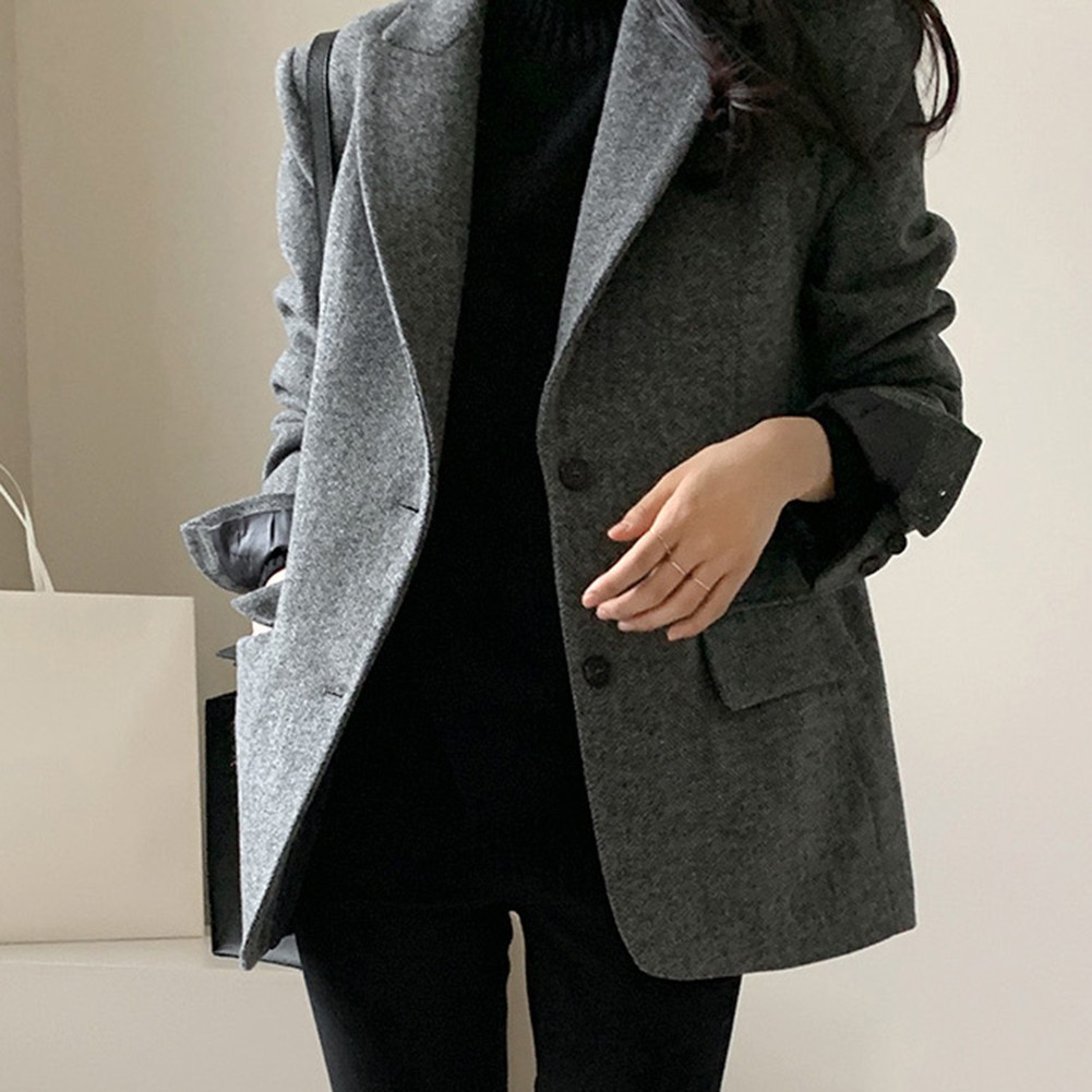 Spring and Autumn Women's Elegant Blazer Single Breasted Fashion Jacket - Picture 24 of 39