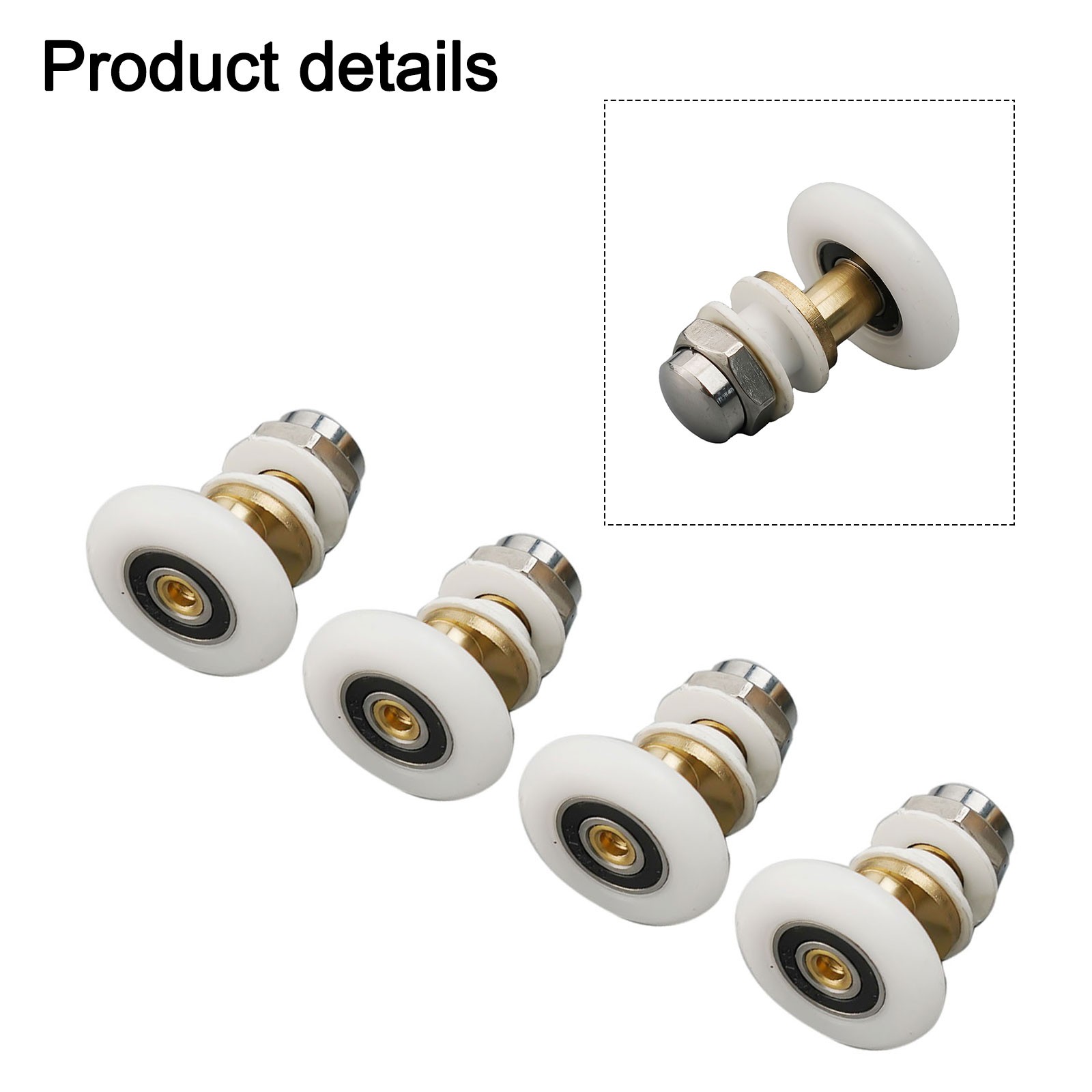Qualität Ist Garantiert Rollen Duschtüren points de vente 4 * 4–6 Mm Edelstahl-Schraubverschluss