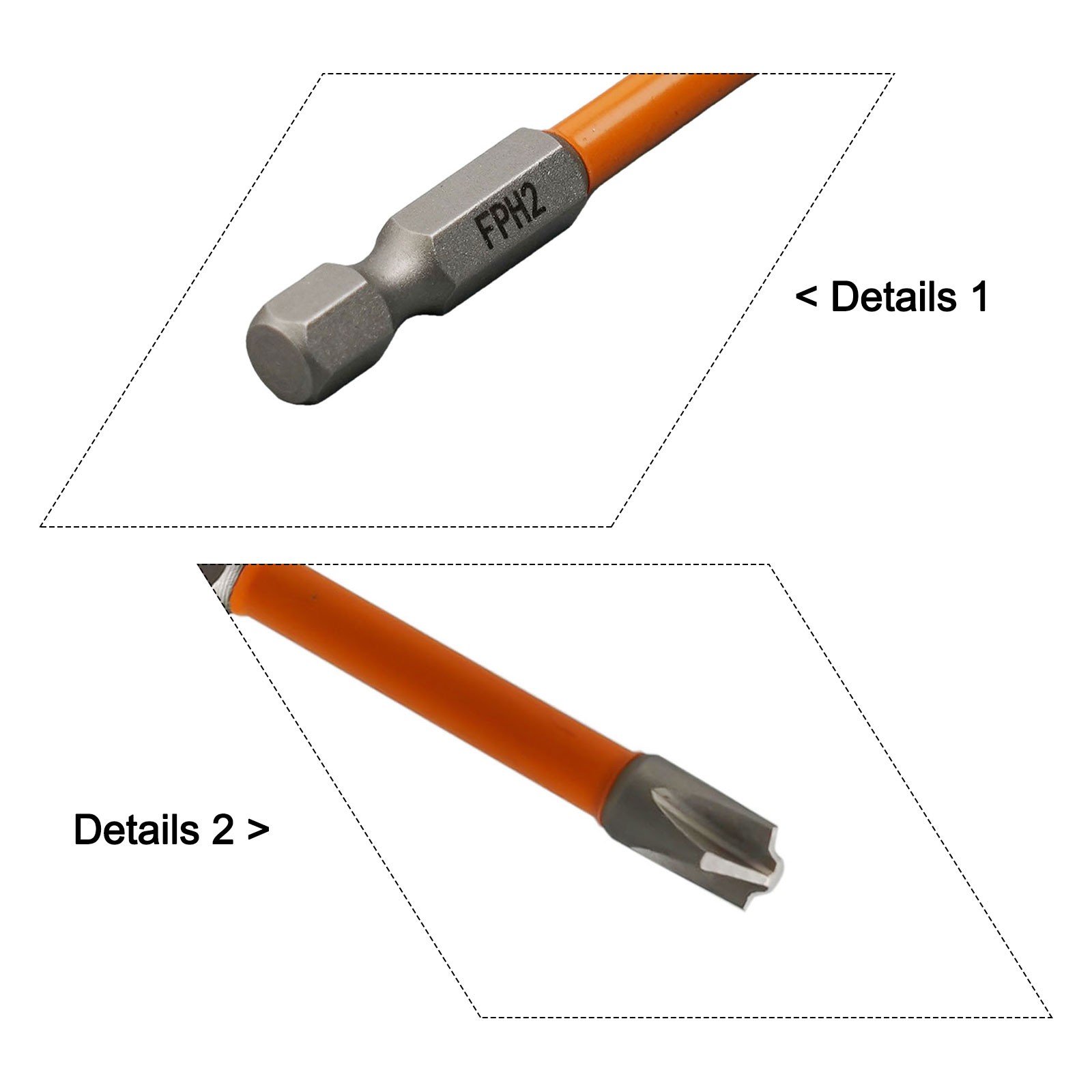 Precise Tight Screw Engagement Screwdriver Bit Length 65mm For Electrician Tool - Picture 21 of 26