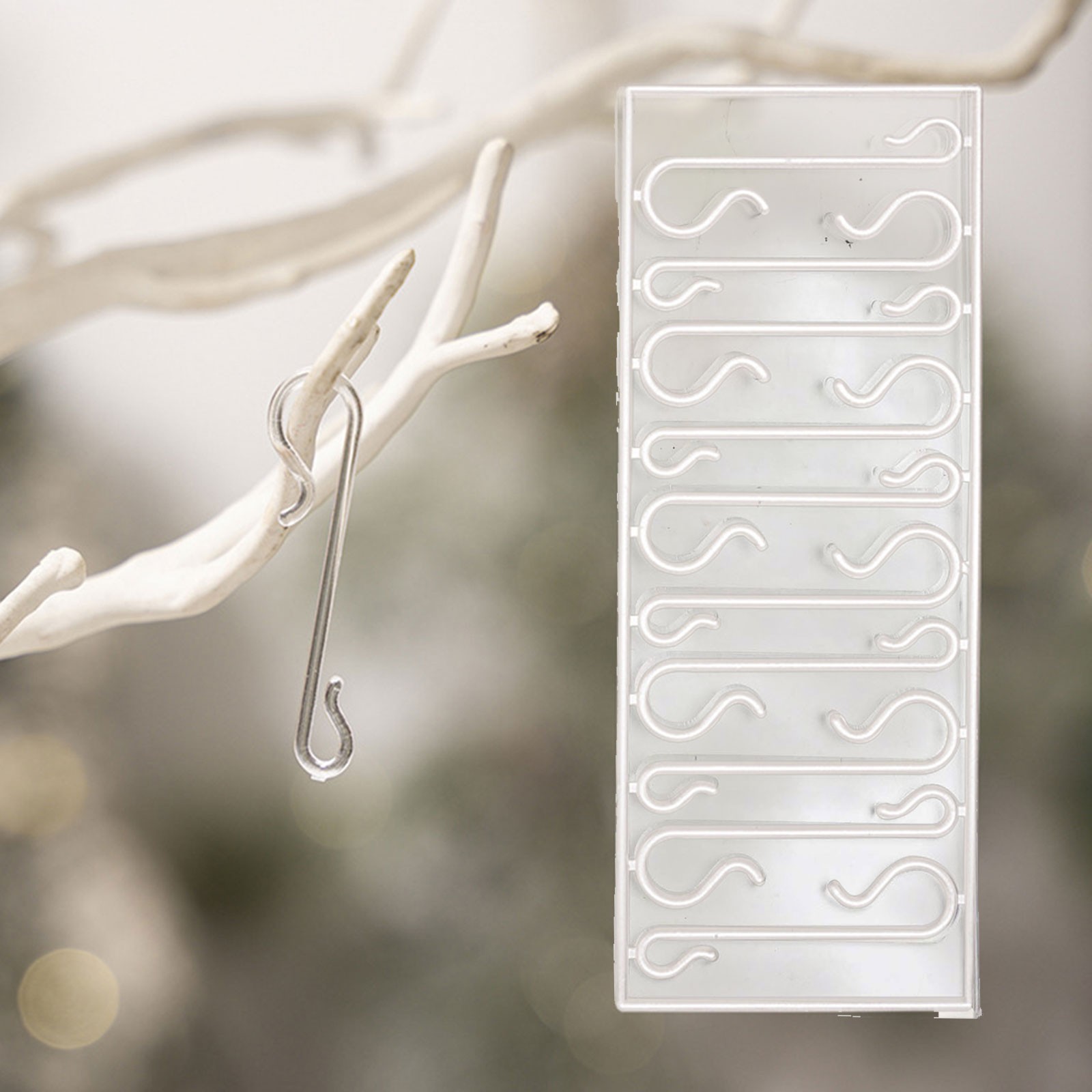 50er Set Easy Hang Haken in S-Form für Christbaumschmuck goldfarben - Afbeelding 23 van 31