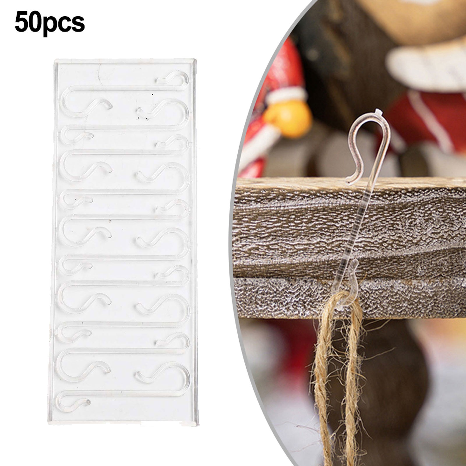 50er Set Easy Hang Haken in S-Form für Christbaumschmuck goldfarben - Afbeelding 22 van 31