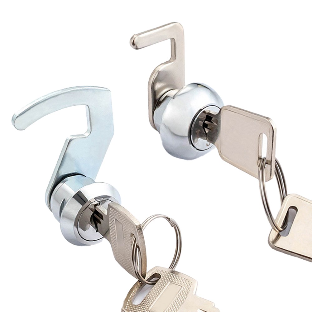 CAETOUNG 3Pack Cabinet Locks With Keys, 1-1/8" Cam Locks Keyed Alike 5 thumbnail image