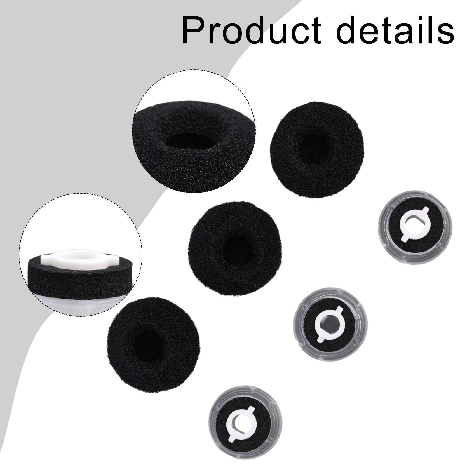 Jeu découteurs pour Plantronics pour Voyager LegendUC vente avec éponge silicone pack de 3