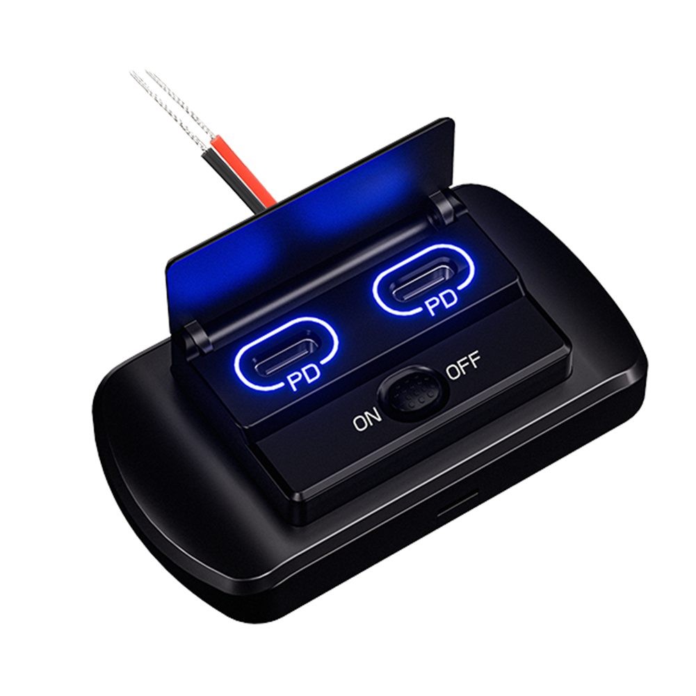 Support Panneau Chargeur Voiture USB 12V Design Élégant avec Double Options de - Photo 25 sur 40