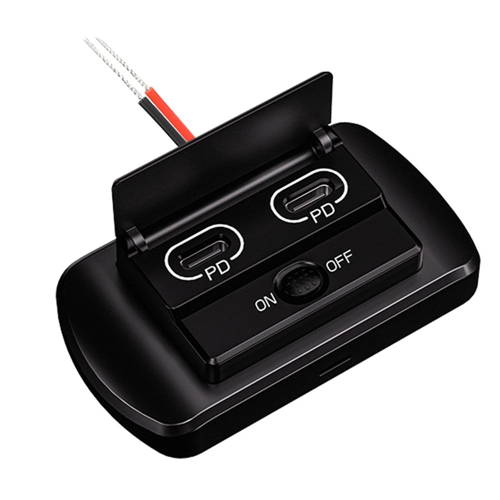 Support Panneau Chargeur Voiture USB 12V Design Élégant avec Double Options de - Photo 26 sur 40