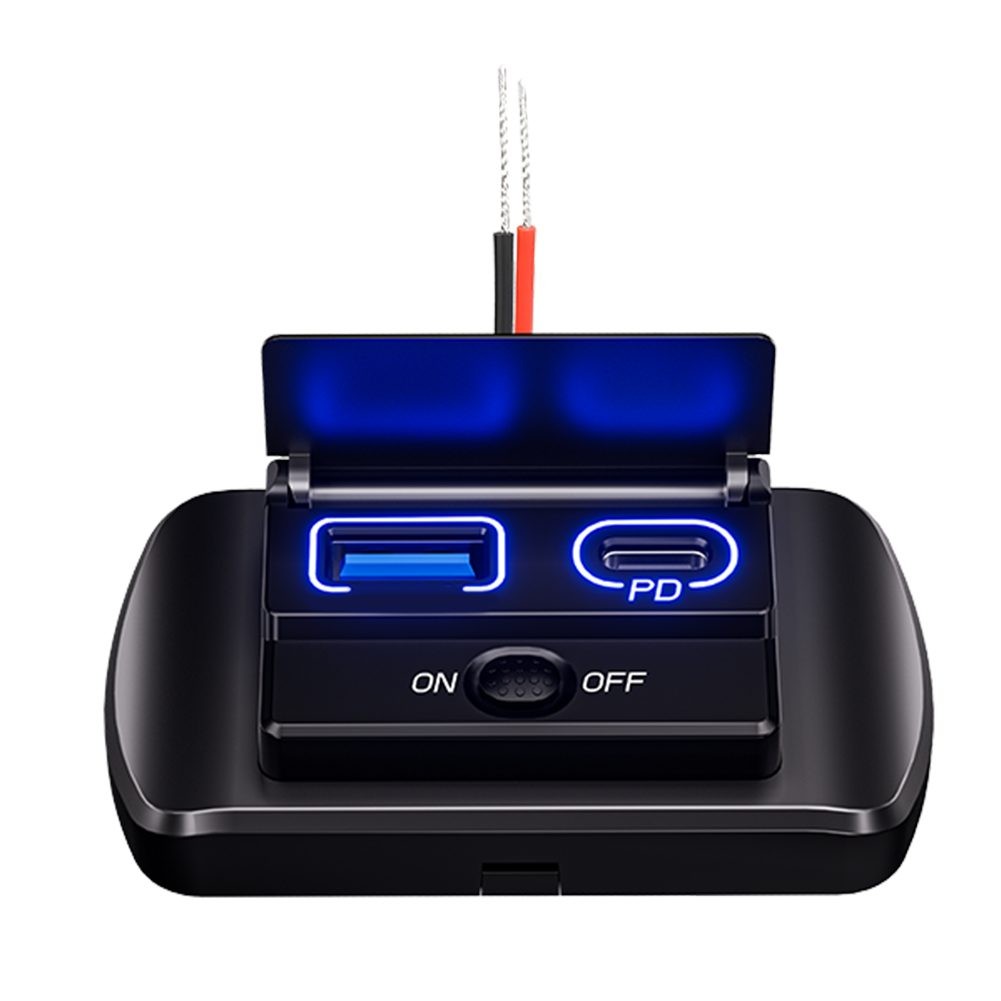 Support Panneau Chargeur Voiture USB 12V Design Élégant avec Double Options de - Photo 40 sur 40