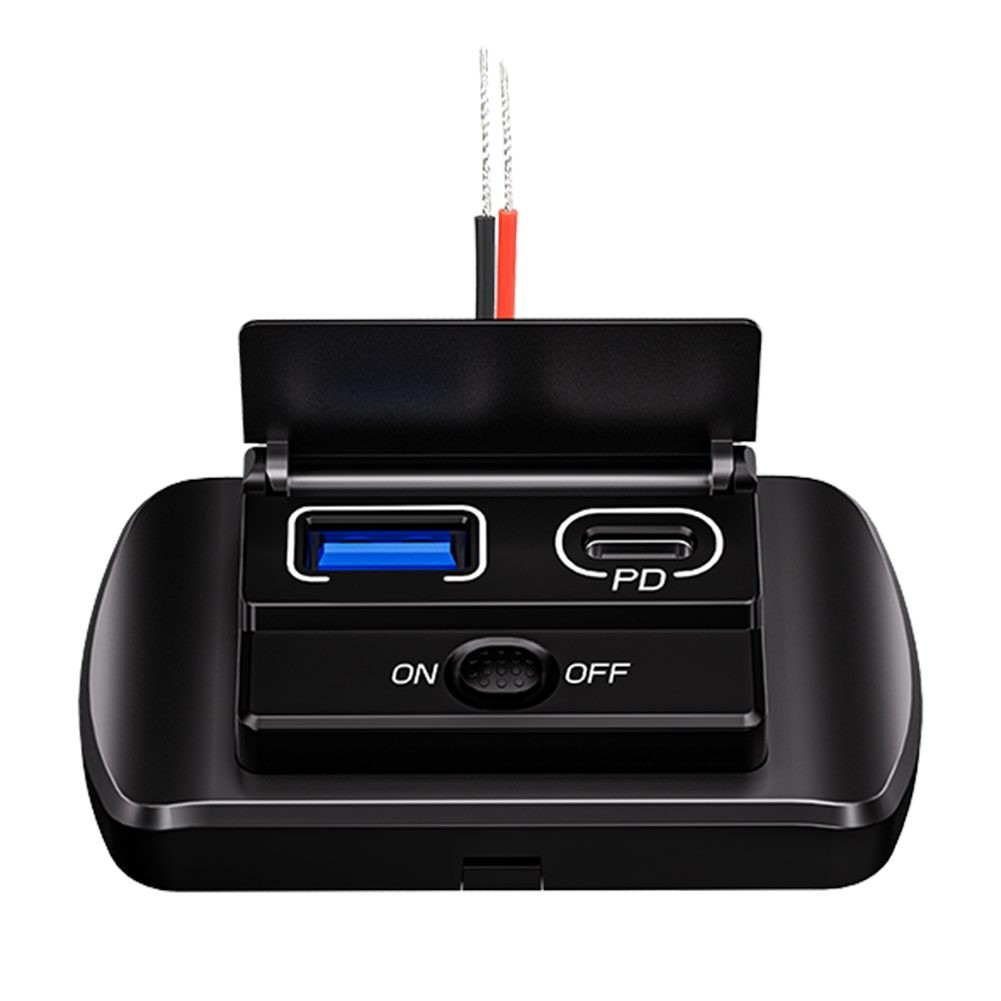 Support Panneau Chargeur Voiture USB 12V Design Élégant avec Double Options de - Photo 39 sur 40