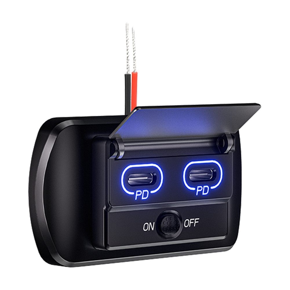 Support Panneau Chargeur Voiture USB 12V Design Élégant avec Double Options de - Photo 28 sur 40
