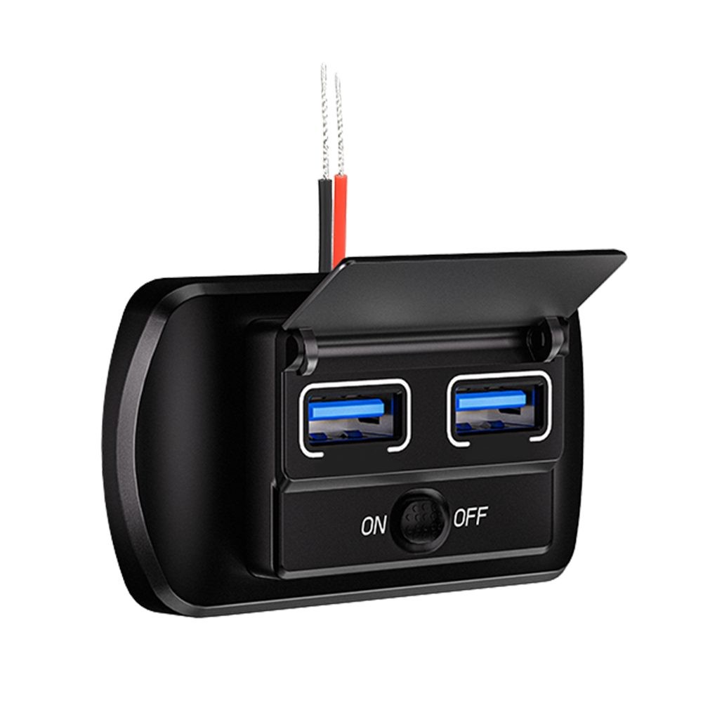 Support Panneau Chargeur Voiture USB 12V Design Élégant avec Double Options de - Photo 22 sur 40