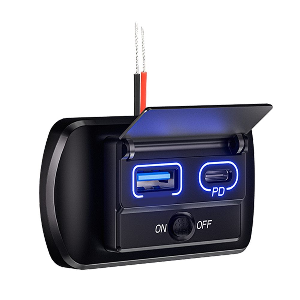 Support Panneau Chargeur Voiture USB 12V Design Élégant avec Double Options de - Photo 38 sur 40