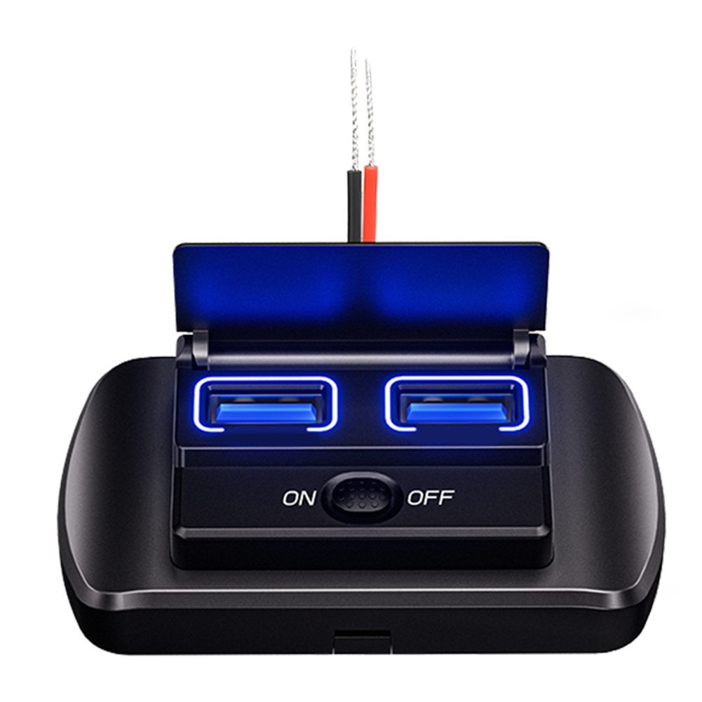 Support Panneau Chargeur Voiture USB 12V Design Élégant avec Double Options de - Photo 24 sur 40