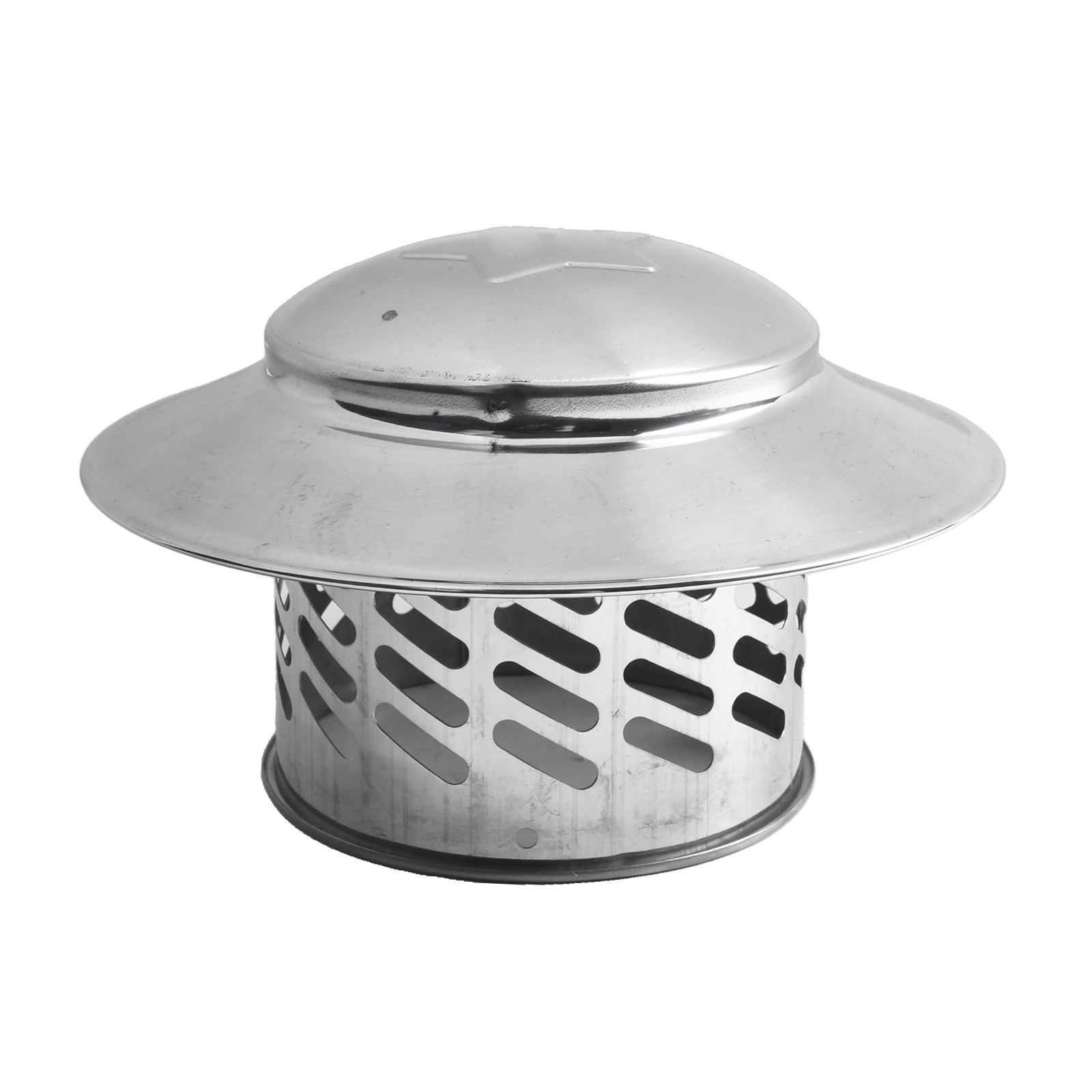 Stainles Steel Chimney Cap Exterior Wall Fresh Air Outlet Roof Pipe Exhaust Hood - Picture 37 of 69