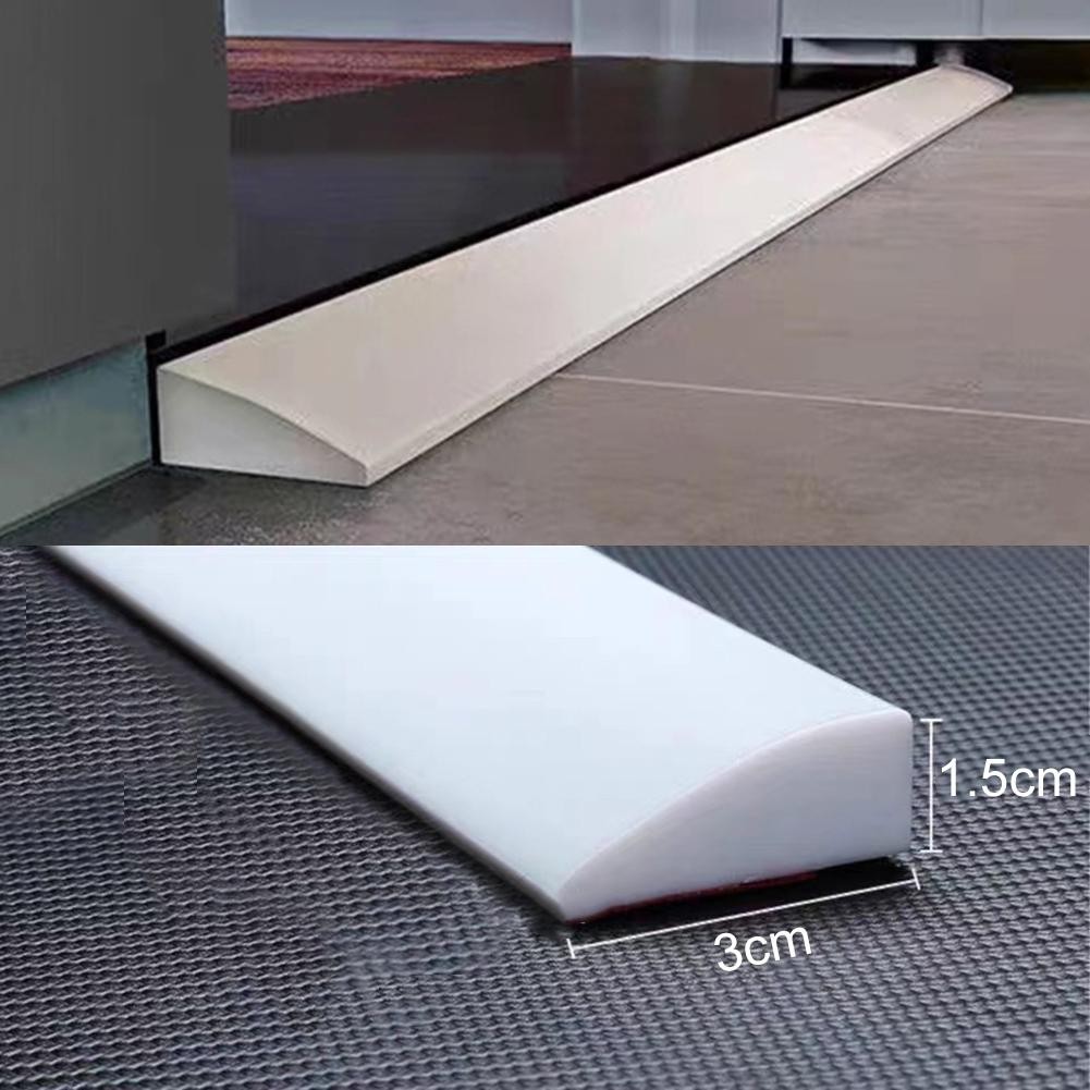 Bande de seuil flexible en silicone offres pour barrières deau de salle de bain installation facile