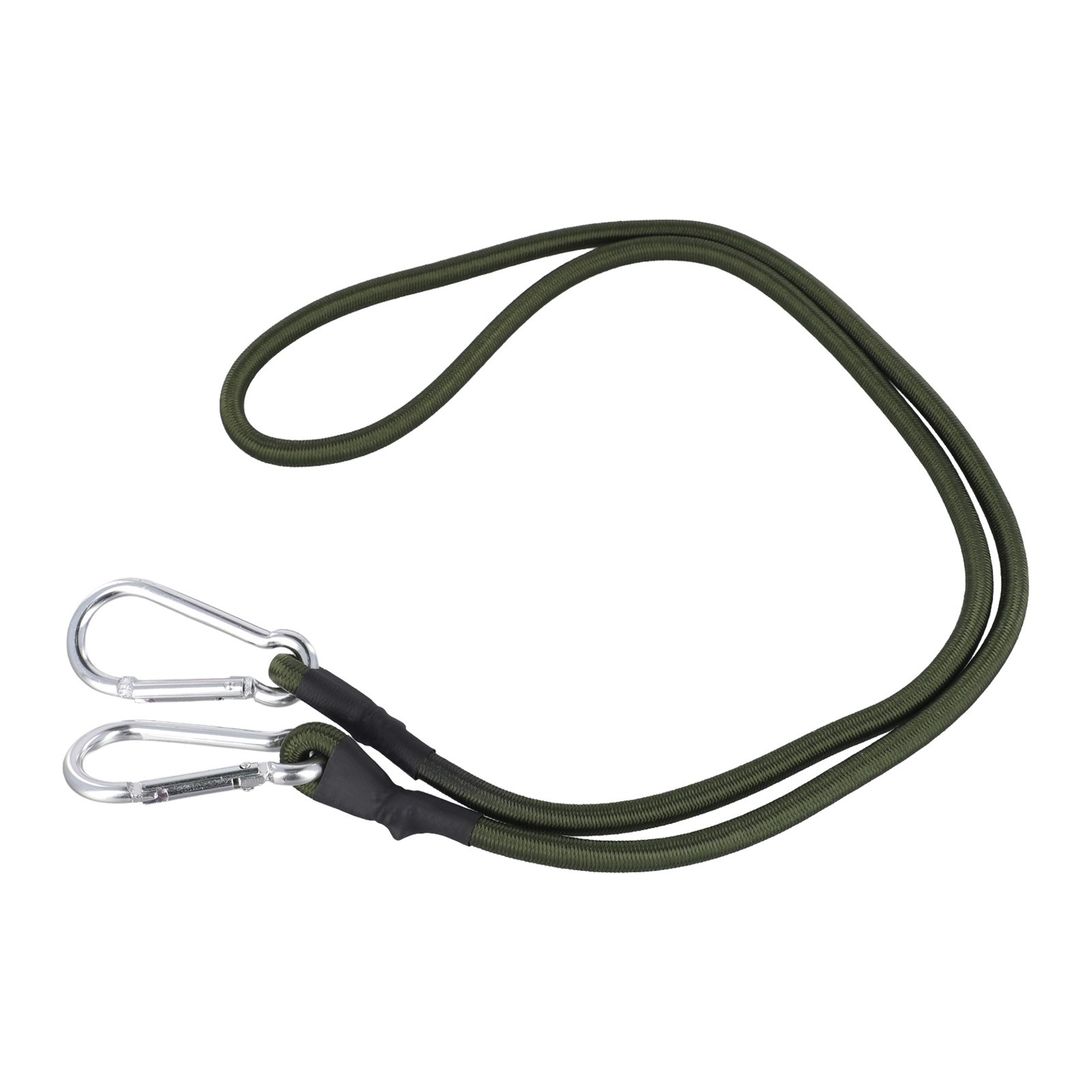 Flexible Carabiner Hook Bungee Straps 30/60/90/120cm Length Black Color - Picture 48 of 53