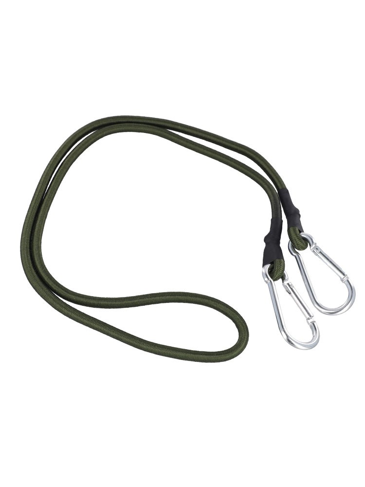 Flexible Carabiner Hook Bungee Straps 30/60/90/120cm Length Black Color - Picture 51 of 53