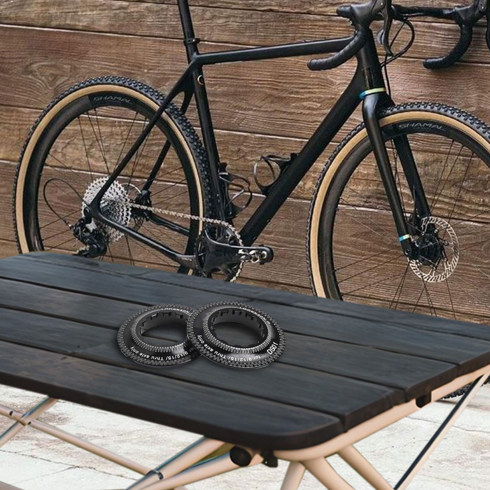 Bicycle Aluminium Centre Lock Ring Duo For Secure Disk Brake Setup On Your Ride