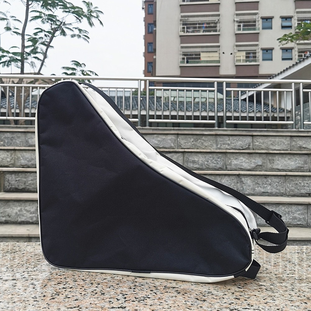 Large Oxford Cloth Skate Bag with Adjustable Shoulder Strap for Easy Carrying
