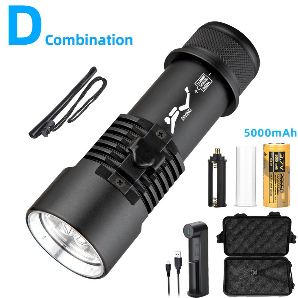 Scube Torcia Subacquea P70 LED 4000 Lumen per Subacquei e Esterno - Bild 25 von 26