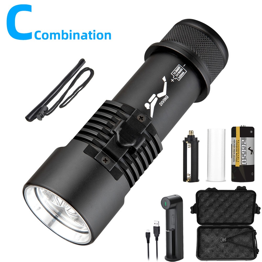Scube Torcia Subacquea P70 LED 4000 Lumen per Subacquei e Esterno - Bild 22 von 26