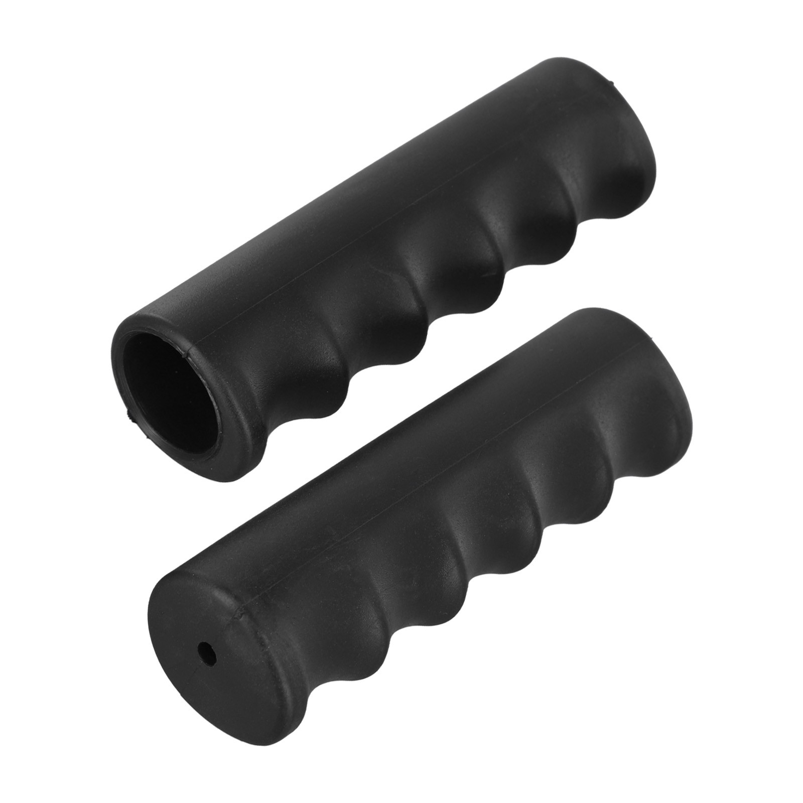 Easy Installation Wheelbarrow Replacement Handles Black Rubber Grips 2 Pieces - Picture 39 of 94