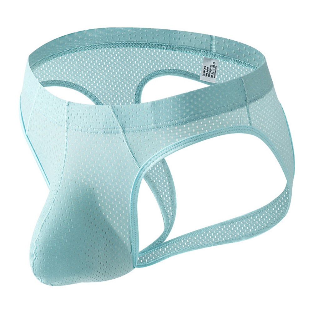 Comfortable Men's Breathable Underwear with Open Butt and U Convex Pouch - Picture 15 of 40