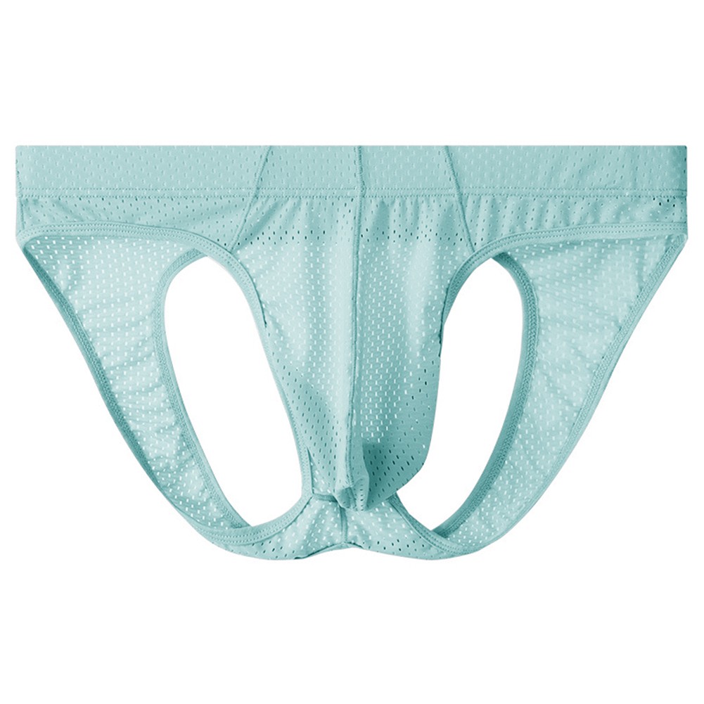 Comfortable Men's Breathable Underwear with Open Butt and U Convex Pouch - Picture 13 of 40
