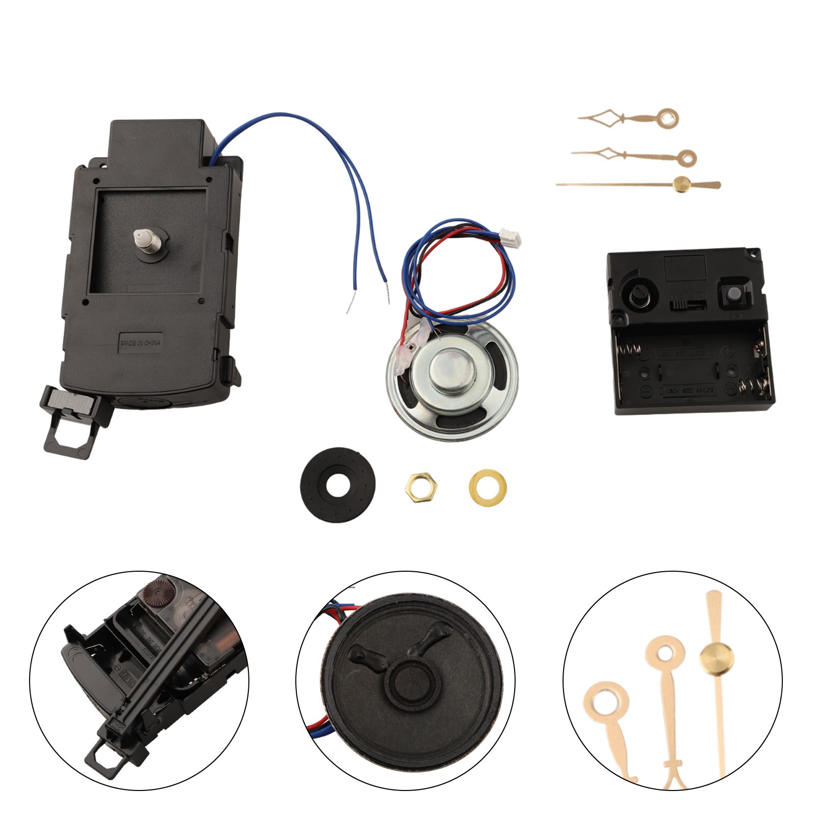 Convenient DIY Wall Clock Pendulum Movement Set Perfect for Vintage Clocks