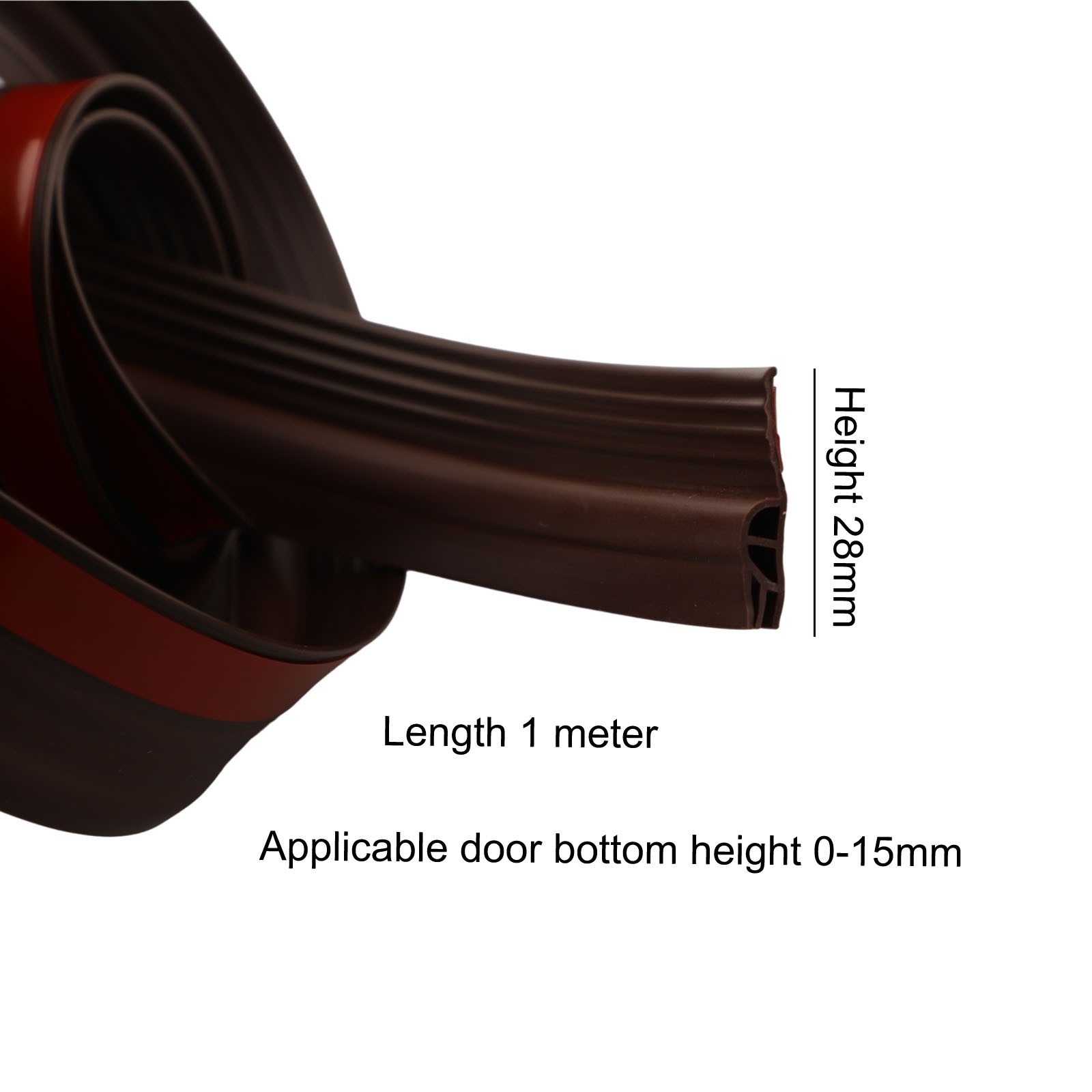 Windproof and Soundproof Door Seam Bottom Strip for Effective Air Baffle - Picture 29 of 48