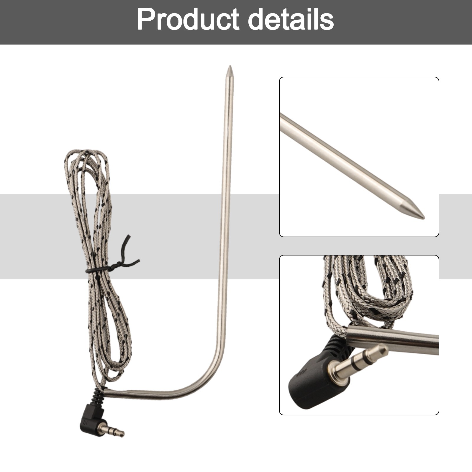 For Traeger Grills Temperature Probe Sensor Replacement for Accurate Cooking - Picture 45 of 48