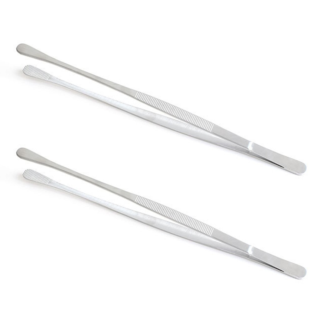 Sleek and Functional Stainless Steel Grill Clips Set of 2 Kitchen Tools