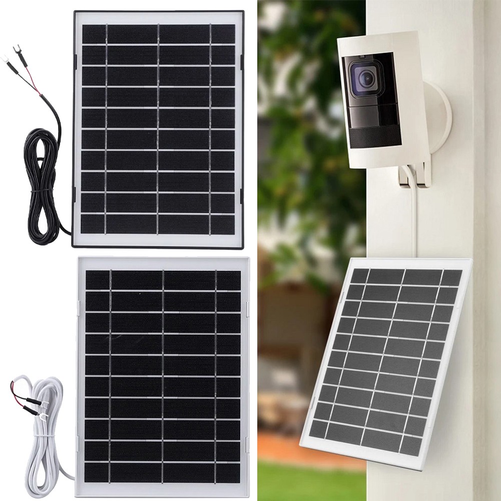 Solar-Ladegerät Für Ring Video-Türklingel – 4 W, Wasserdicht & Mit 3 M Kabel Für Maximale Sonnenkraft