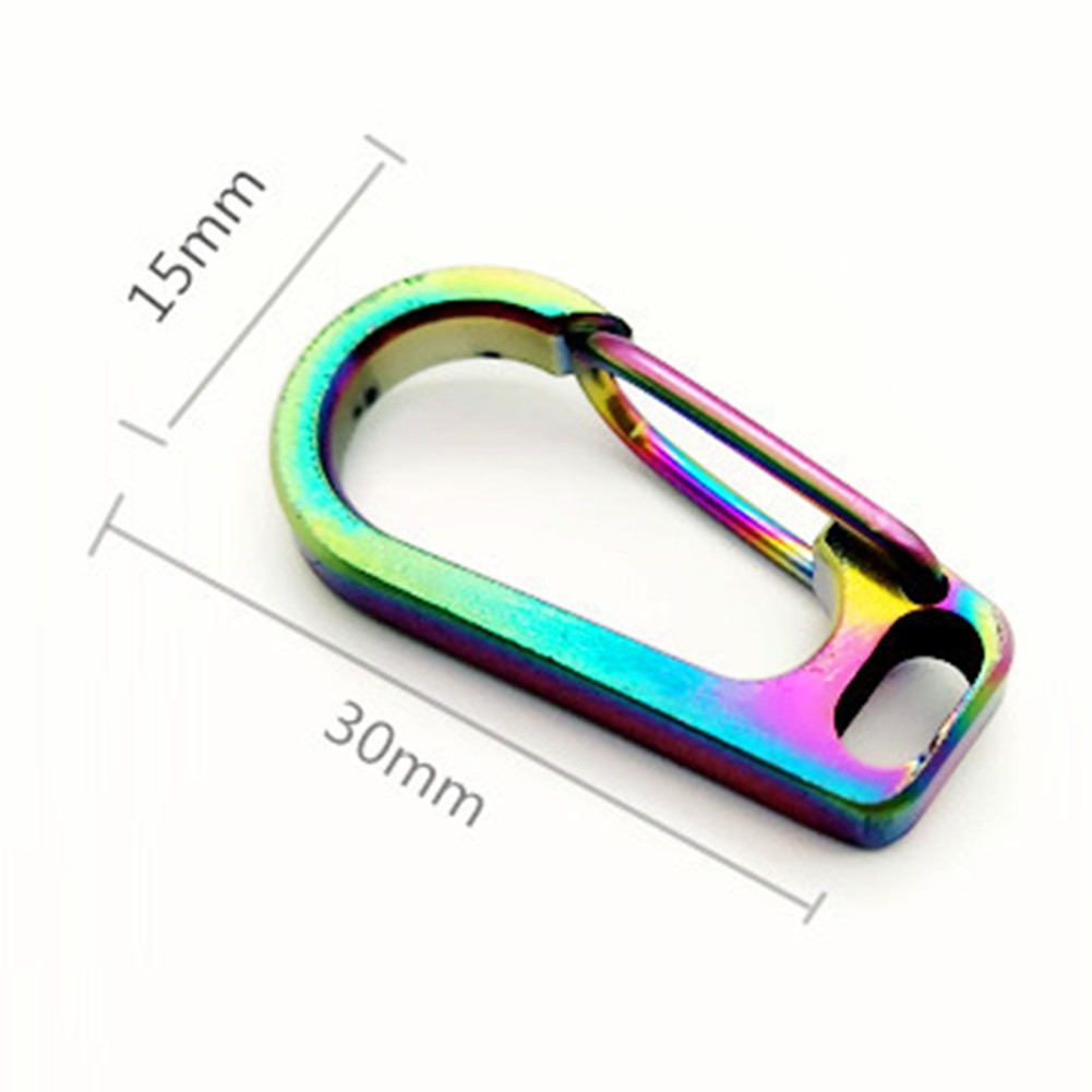 Essential Ti Alloy Carabiners Set of 2 for Hiking and For Camping Gear