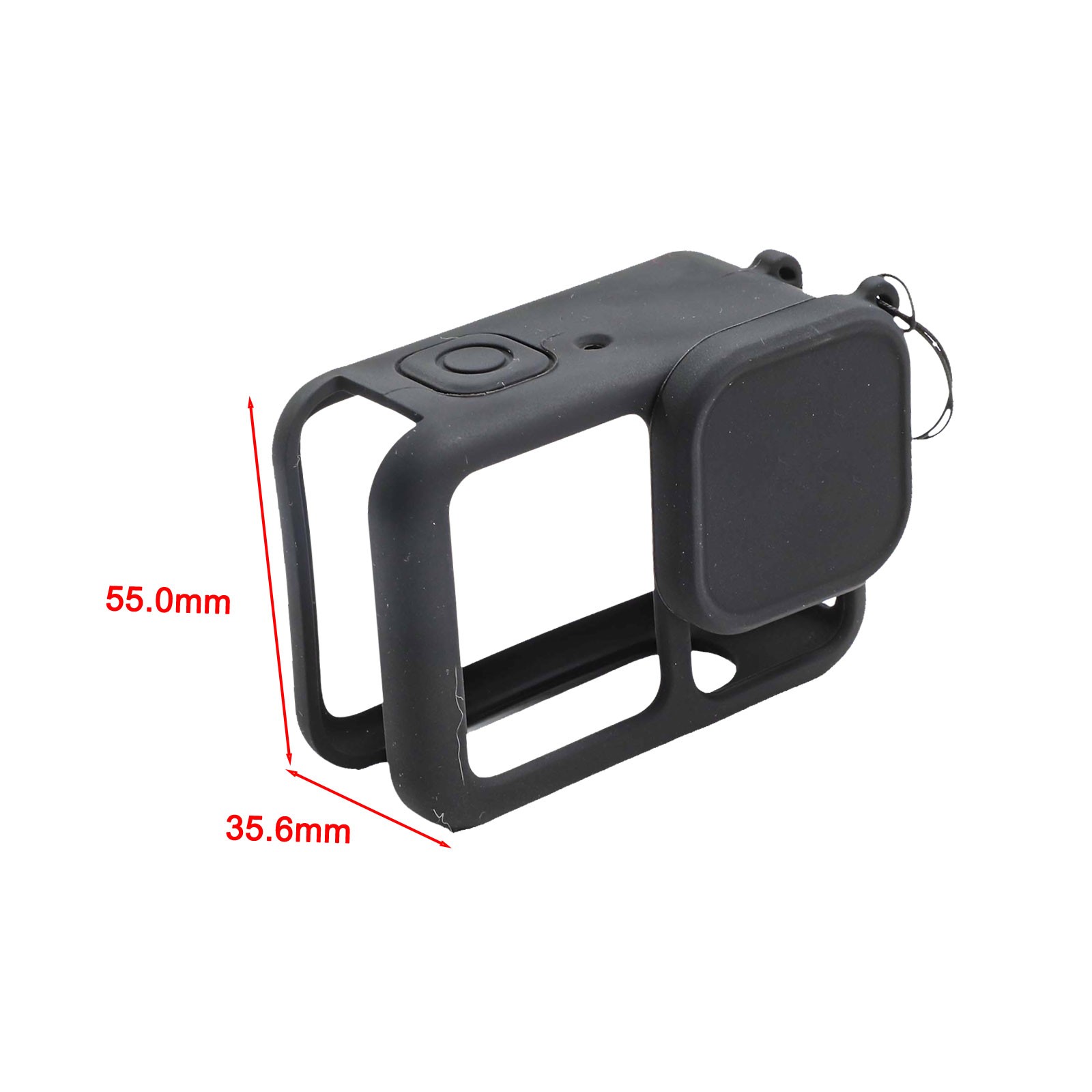 For GoPro Hero13 Black Silicone Case with Lanyard and Lens Cover Accessory - Picture 17 of 32