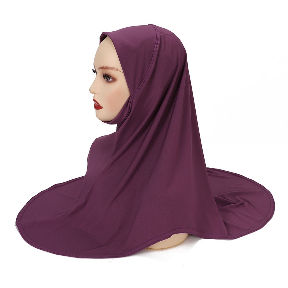 Everyday Wear Damen Hijab stilvoller Rundrandschal bequem und praktisch