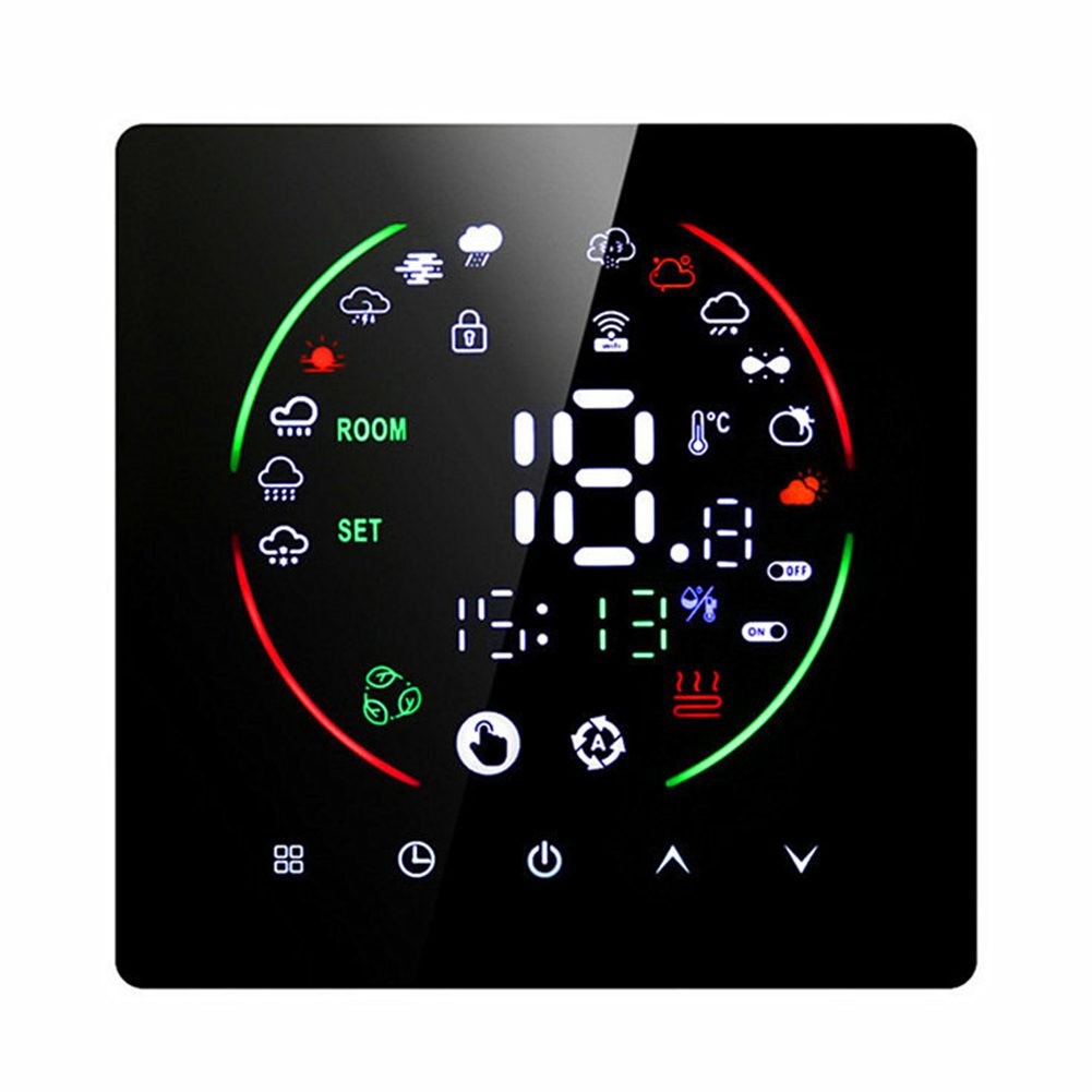 Smart Floor Heating Thermostat Compatible with For Alexa Voice Control