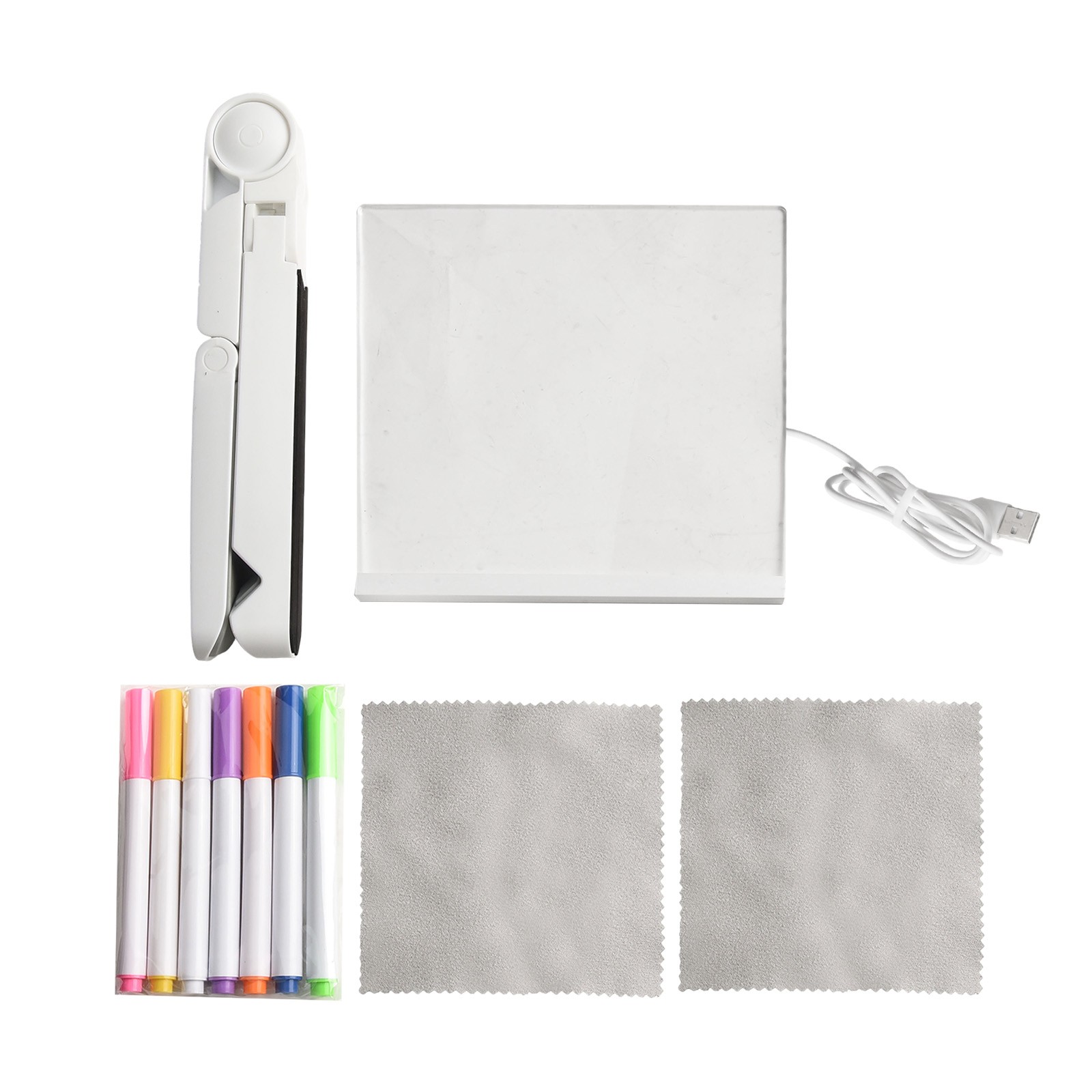 Dynamic LED Acrylic Drawing Board Set for Kids Featuring 7 Color Markers - Picture 31 of 58