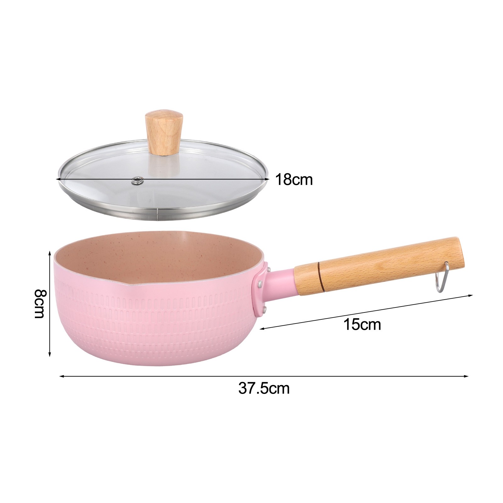 Daily Use Friendly Nonstick Milk Pots Made from Premium Materials 18cm - Picture 21 of 38