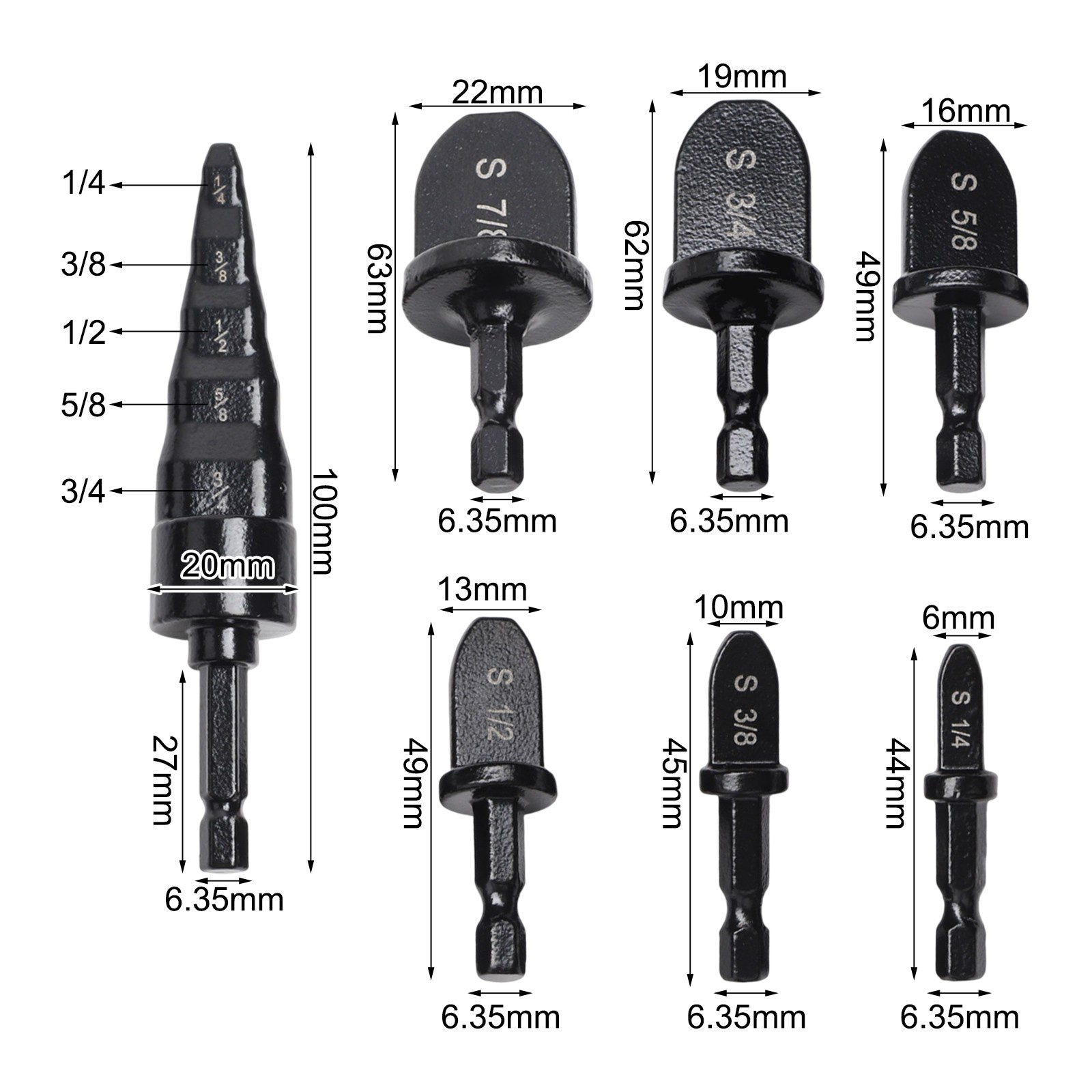 Reparatur Werkzeug Set 5 in 1 Kupferrohr Expansionsbohrer für Profis - Bild 26 von 35